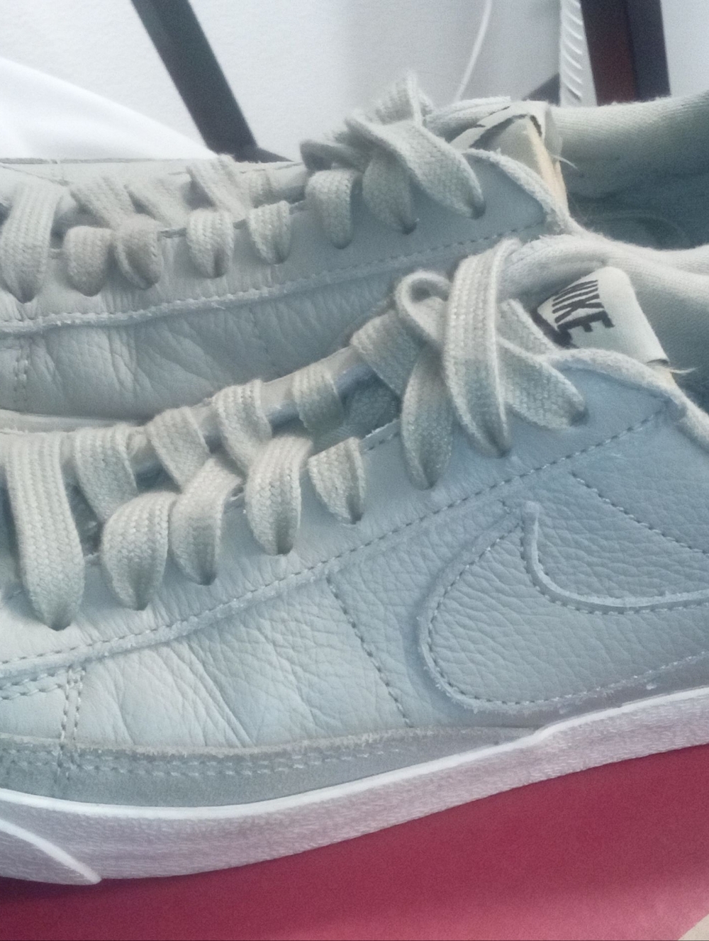 Nike Gray Blazer Low-Top Sneakers